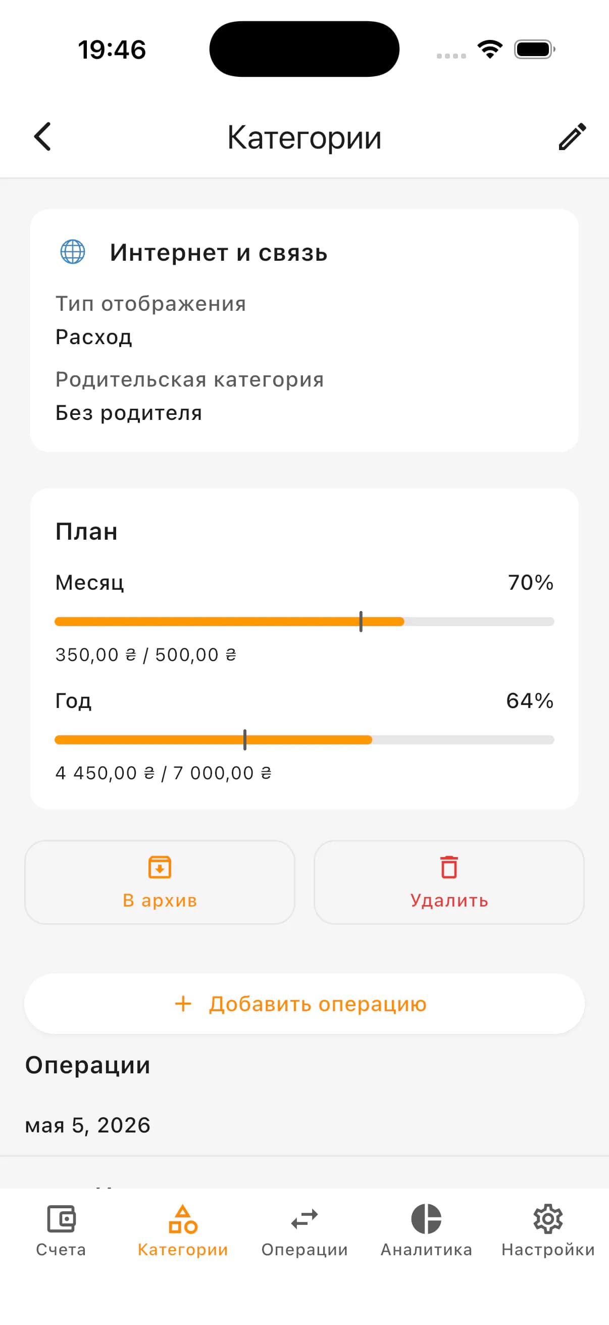 Планы семейного бюджета